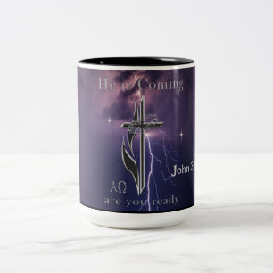John 3:16 Two-Tone coffee mug