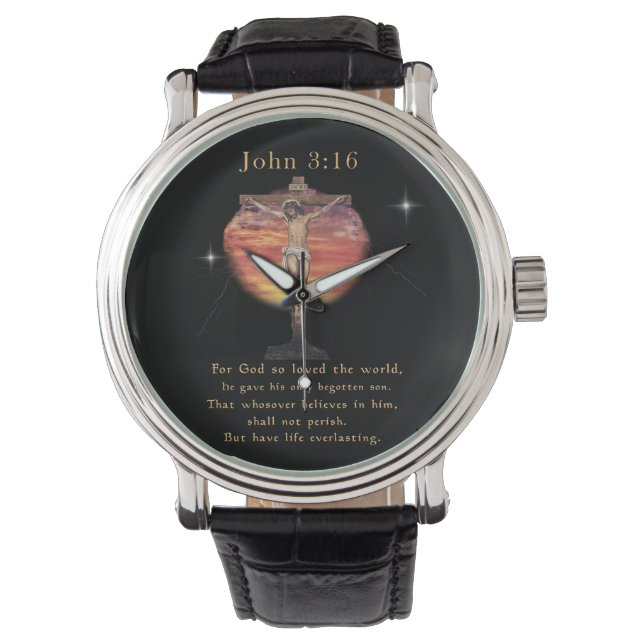John 3:16 watch (Front)