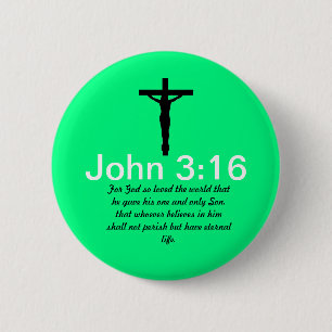 John 3:16 with Scripture Green Button