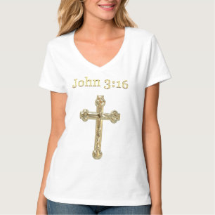 John 3:16 Woman's Christian  t-shirts
