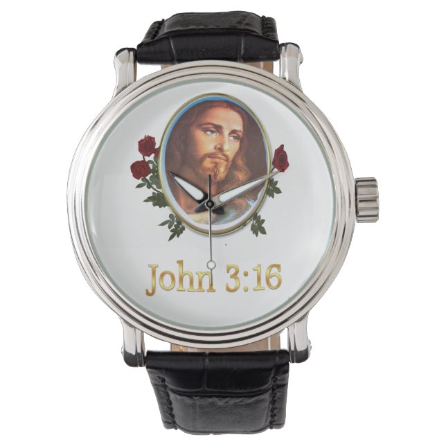 John 3:16  Womans watches (Front)