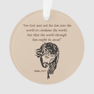 John 3:17 ornament
