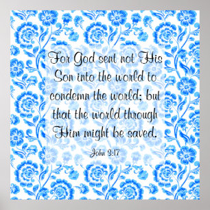 John 3:17 Poster