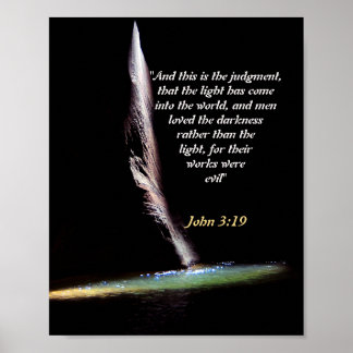 John 3:19 poster