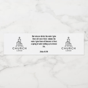 John 4:14 Water Label