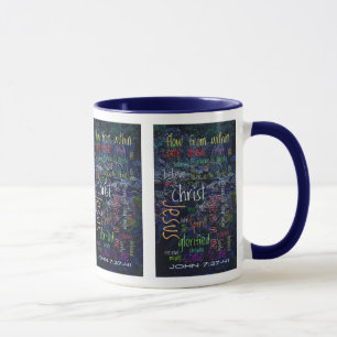 John 7:37-41 Waterfall... Mug