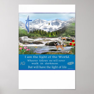 John  8:12   I am the light poster