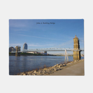 John A. Roebling Bridge doormat