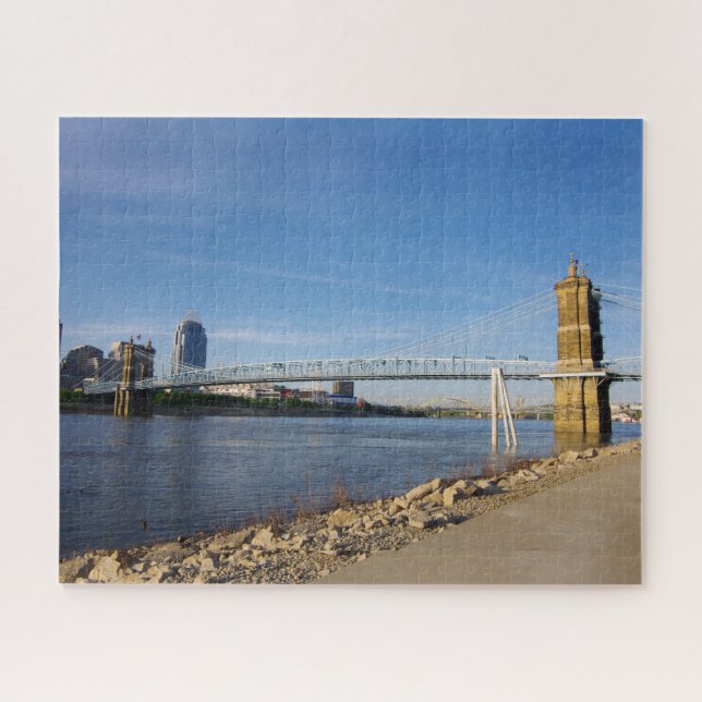 John A. Roebling Bridge puzzle (Horizontal)