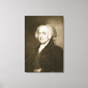 John Adams, 2nd President of the United States of Canvas Print