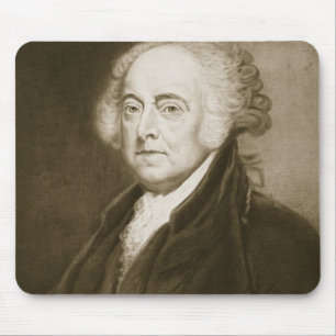 John Adams, 2nd President of the United States of Mouse Mat