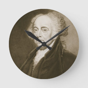 John Adams, 2nd President of the United States of Round Clock