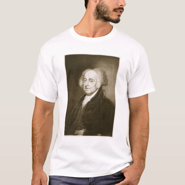 John Adams, 2nd President of the United States of T-Shirt (Front)