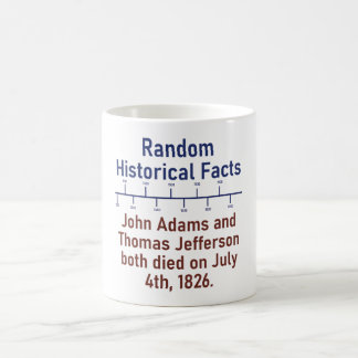 John Adams and Thomas Jefferson - History Fact Coffee Mug