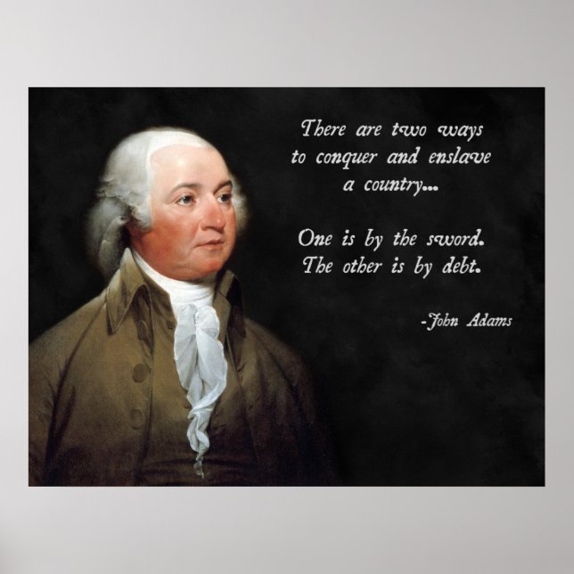 John Adams Debt and Sword Poster (Front)