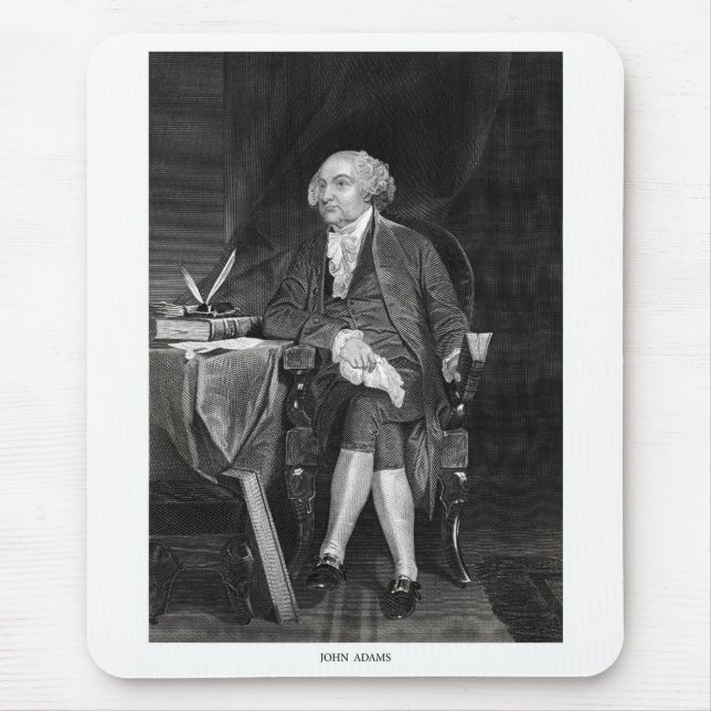 John Adams Mouse Mat (Front)