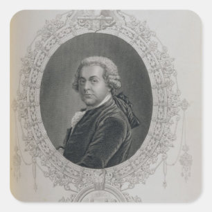 John Adams Square Sticker