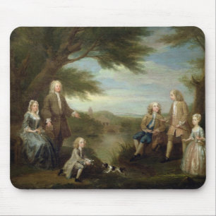 John and Elizabeth Jeffreys and their Children, 17 Mouse Mat