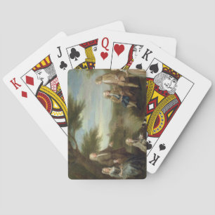 John and Elizabeth Jeffreys and their Children, 17 Playing Cards