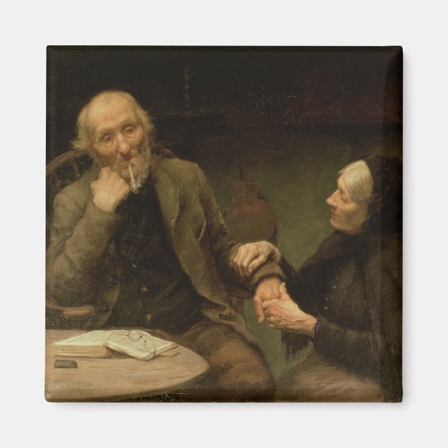 John Anderson, My Jo, 1894 (oil on canvas) Magnet (Front)