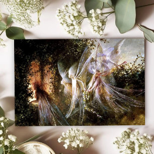 John Anster Fitzgerald Fairies and Gothic Arch Postcard