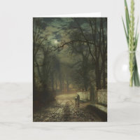 John Atkinson Grimshaw- A moonlit lane