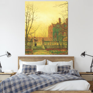 John Atkinson Grimshaw - Autumn Gold  Canvas Print
