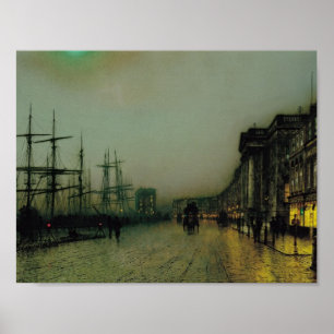 John Atkinson Grimshaw- Canny Glasgow Poster