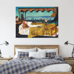 John Atkinson Grimshaw - Elaine  Canvas Print