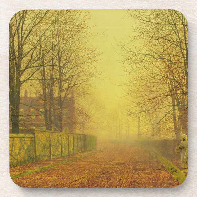 John Atkinson Grimshaw | Evening Glow, c.1884 (oil Coaster (Front)