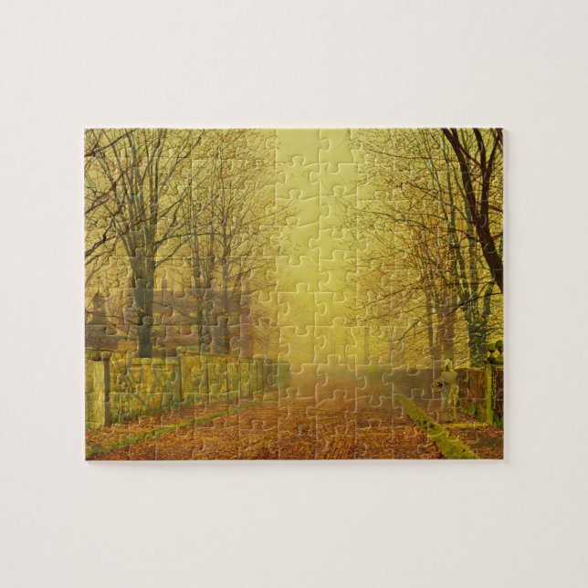 John Atkinson Grimshaw | Evening Glow, c.1884 (oil Jigsaw Puzzle (Horizontal)