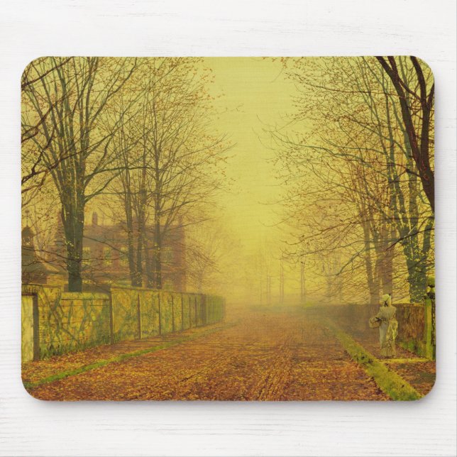 John Atkinson Grimshaw | Evening Glow, c.1884 (oil Mouse Mat (Front)