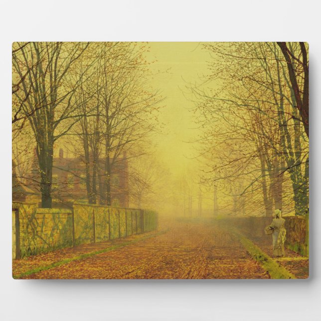 John Atkinson Grimshaw | Evening Glow, c.1884 (oil Plaque (Front)