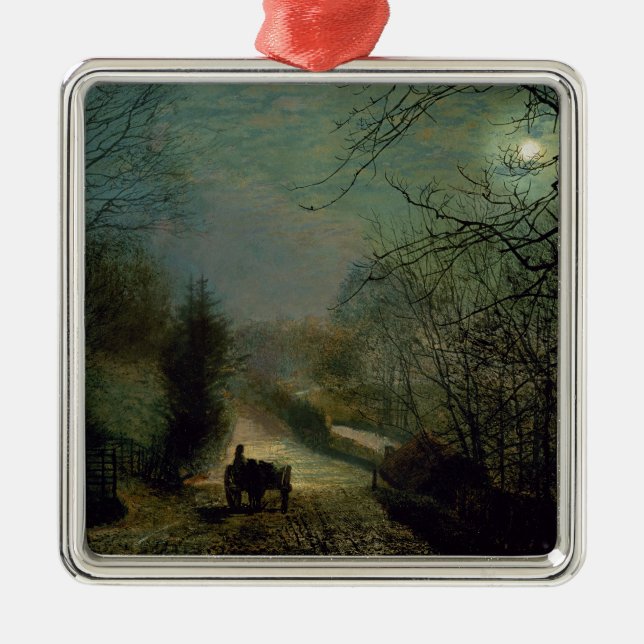 John Atkinson Grimshaw | Forge Valley Metal Tree Decoration (Front)