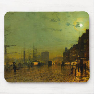 John Atkinson Grimshaw Glasgow Docks Mouse Mat