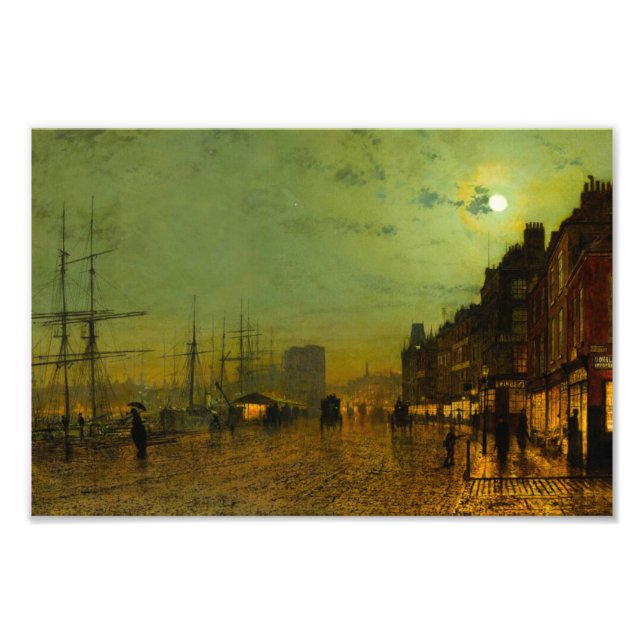 John Atkinson Grimshaw Glasgow Docks Photo Print (Front)