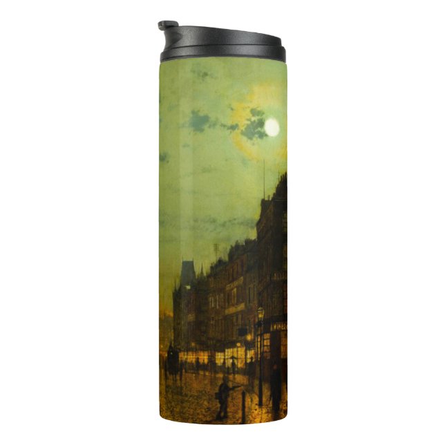 John Atkinson Grimshaw Glasgow Docks Thermal Tumbler (Rotated Right)