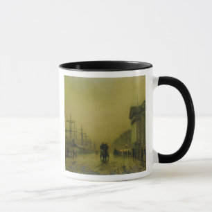 John Atkinson Grimshaw   Liverpool Docks Customs H Mug