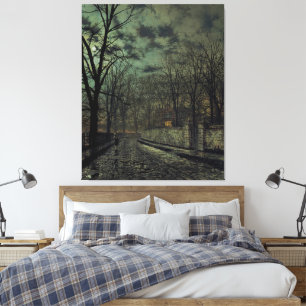 John Atkinson Grimshaw - November Canvas Print