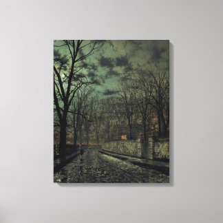 John Atkinson Grimshaw - November Canvas Print