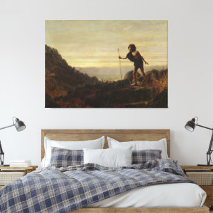 John Atkinson Grimshaw - The Parable of the Lost Canvas Print
