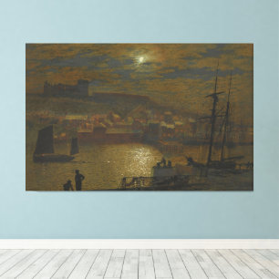 John Atkinson Grimshaw - Whitby From Scotch Head Canvas Print