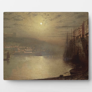 John Atkinson Grimshaw Whitby (oil on canvas) Plaque