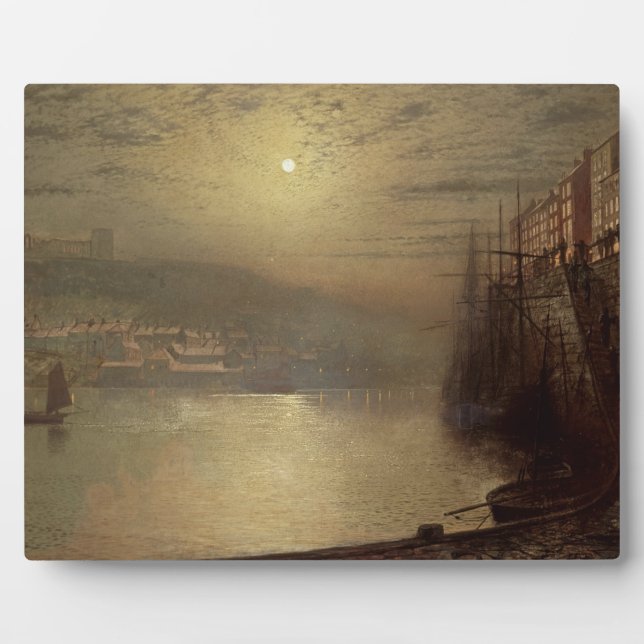 John Atkinson Grimshaw | Whitby (oil on canvas) Plaque (Front)
