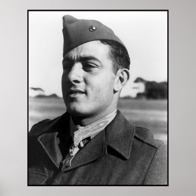John Basilone -- Border Poster (Front)