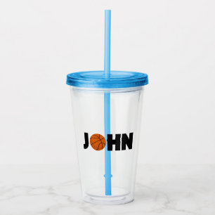 John Basketball Acrylic Tumbler
