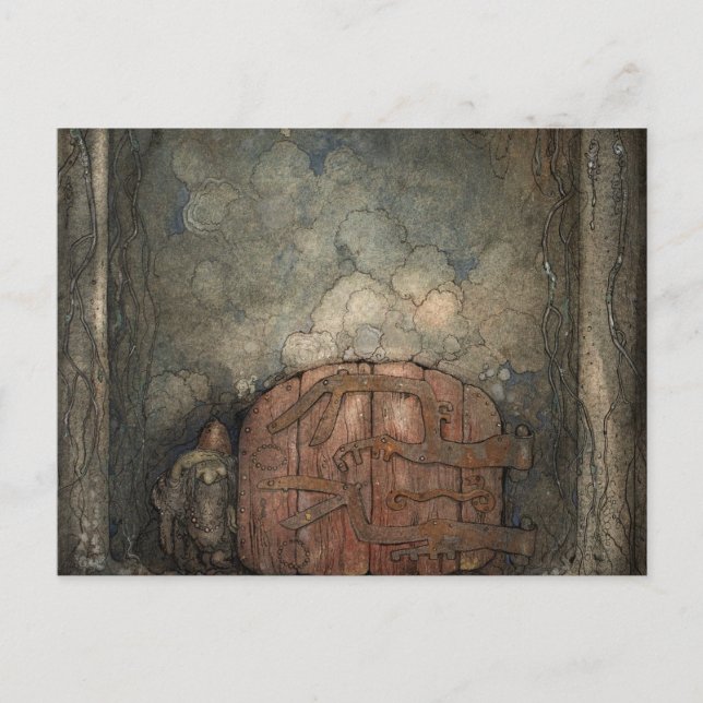 John Bauer - Bergaporten Postcard (Front)