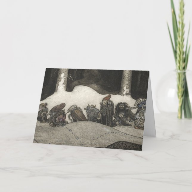 John Bauer - In the Christmas Night Holiday Card (Front)