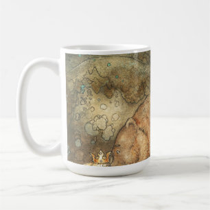 John Bauer Kissed the Bear On The Nose 1907 Coffee Mug