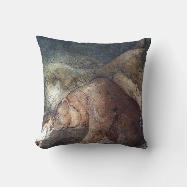 John Bauer Poor Little Basse Cushion (Front)